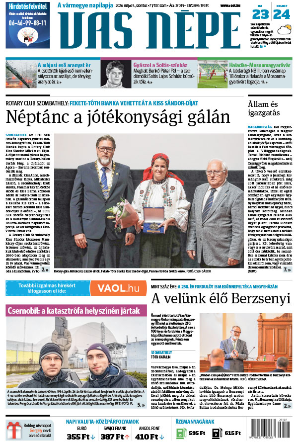 Lapszám: 2026. 05. 09.