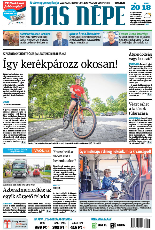 Lapszám: 2026. 05. 14.