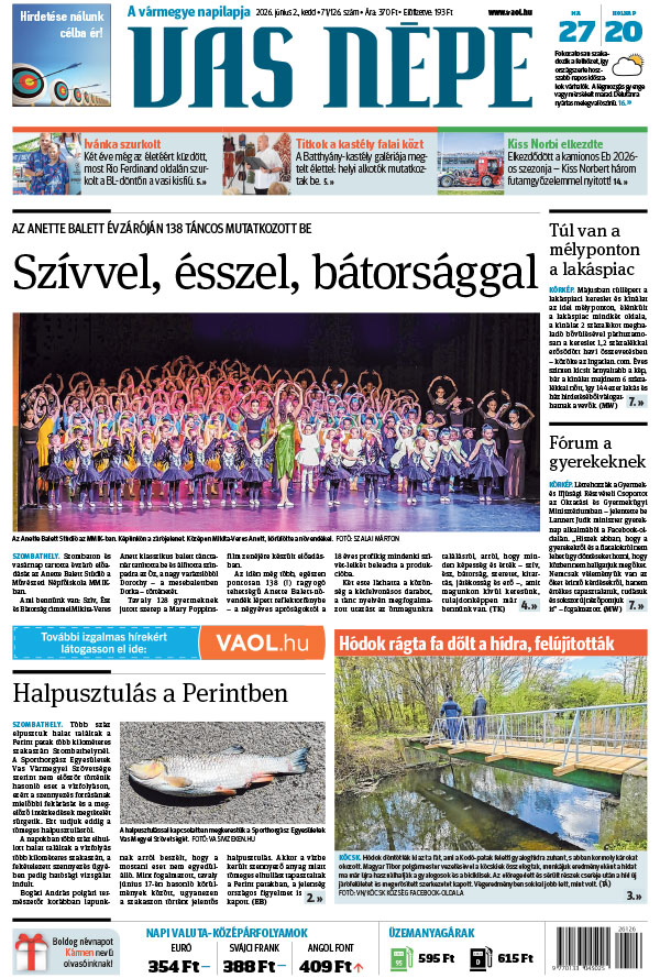 Lapszám: 2026. 06. 02.