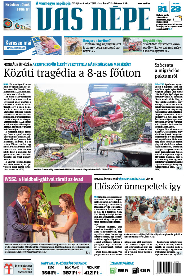 Lapszám: 2026. 06. 09.